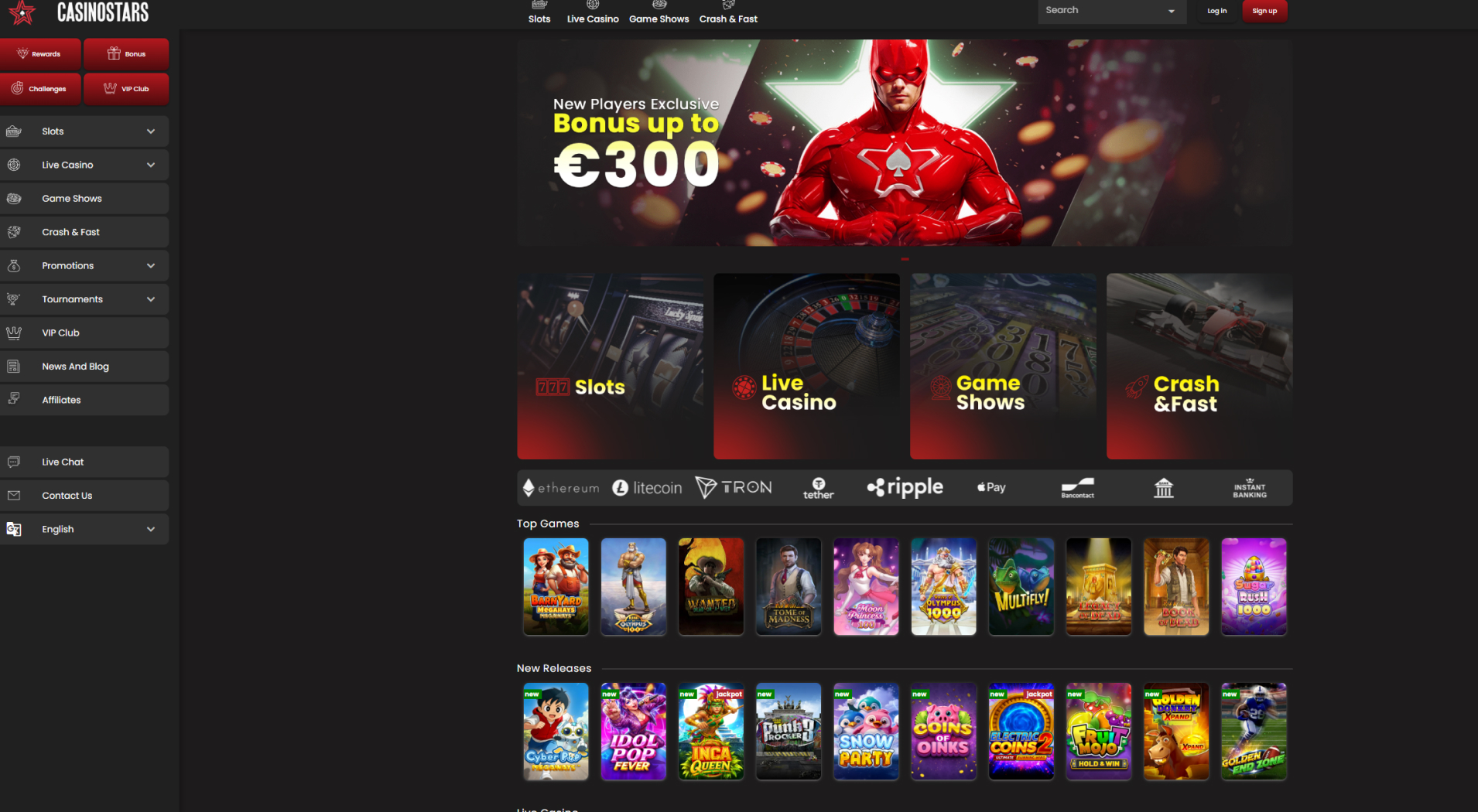 6. CasinoStar- Pagamenti rapidi del casinò Satispay