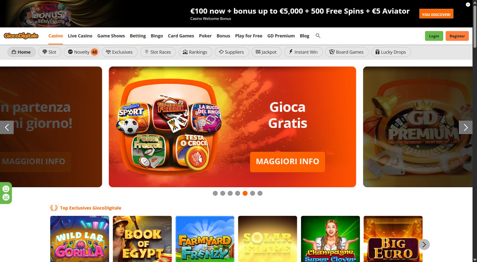 3. Gioco Digitale- Forte valore del casinò Satispay